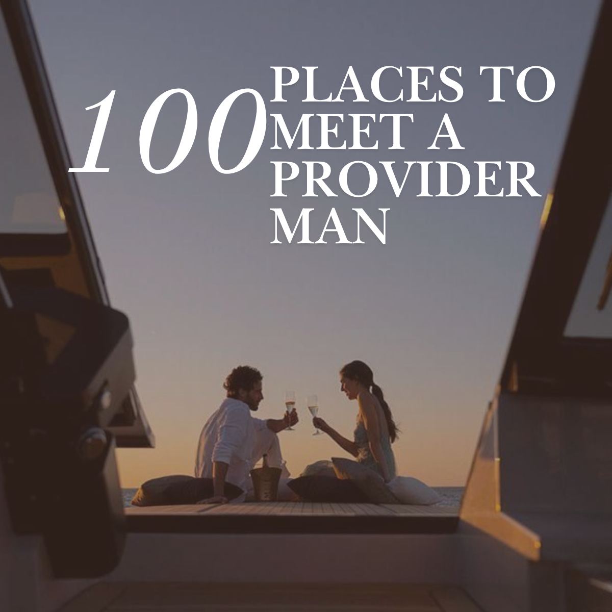 100 Places to Meet Provider Men - Cheatsheet