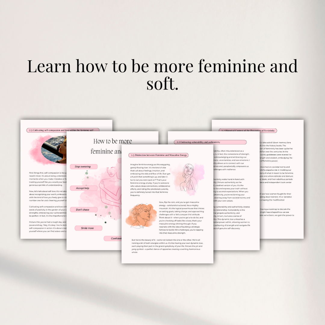 Unleash Your Feminine Energy - Workbook