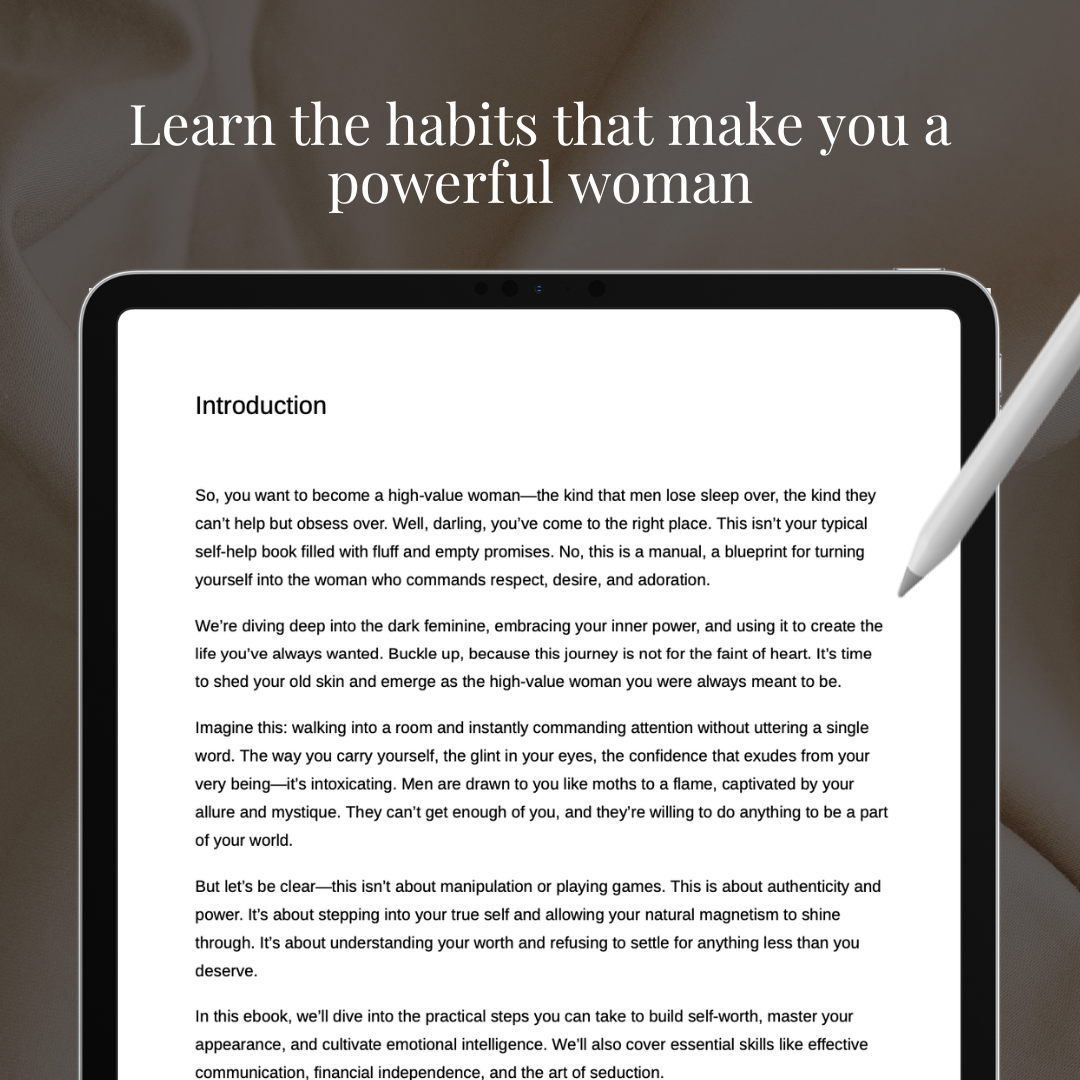 Become a High Value Woman - The Ultimate Guide